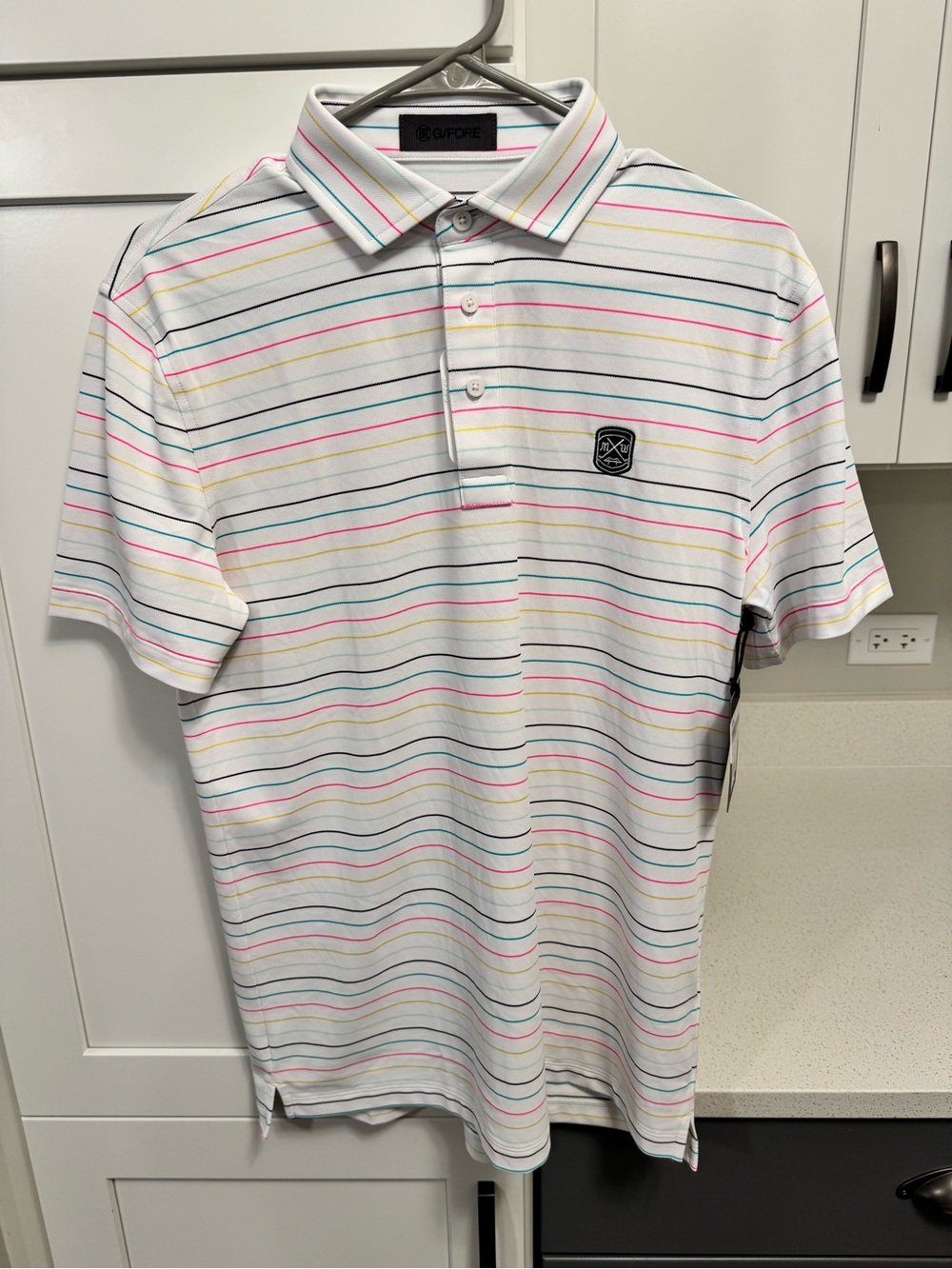 G/FORE Golf Polo Small - new w tags - Markland Wood Golf Club Logo